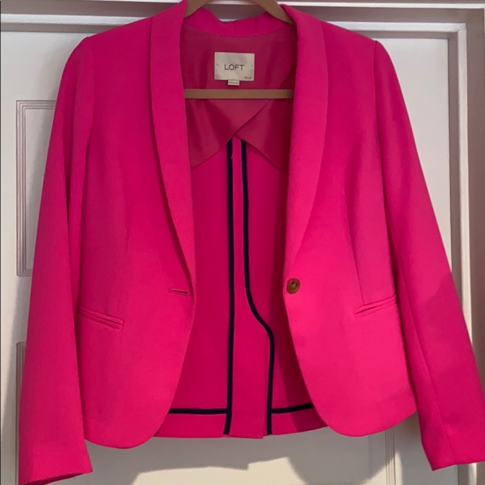 Pink blazer jacket